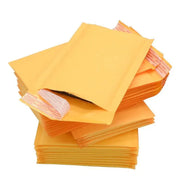 25PCS Poly Bubble Mailer Yellow Colour Multi-Size Plastic Padded Bag - 25PCS-14x20CM V528-BUBBLEBAG-14X20-4-25PCS-54213
