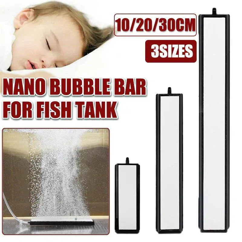 Nano Bubble Air Stone Bar for Aquarium Fish Tank Pond DWC Hydro System - 10CM V528-BUBBLEBAR-10CM-461835