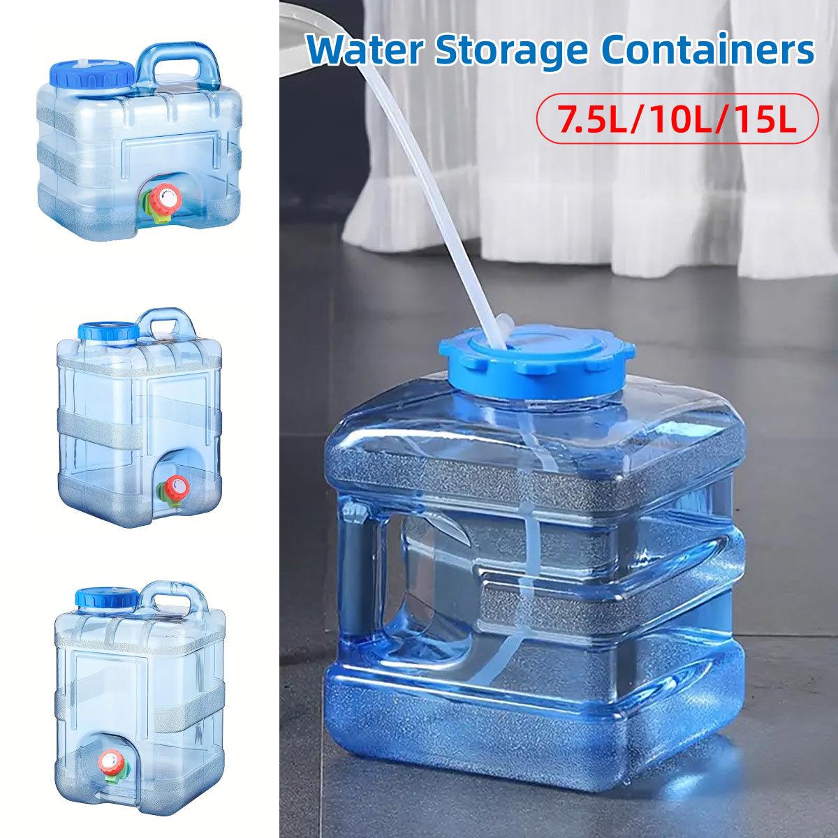 Outdoor Water Bucket Household Storage Car Water Tank Drinking Water Storage - 10L