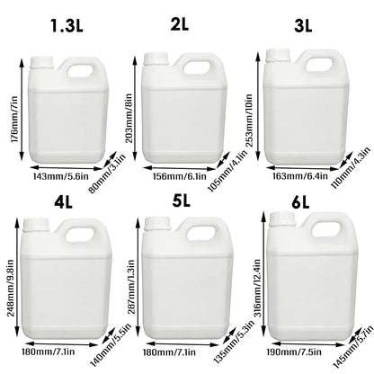 Plastic Square Bucket Storage Container Flat Square Pots 6 Sizes for Home Garden - 2L V528-BUCKET-10PCS-WHITE-2L-414968