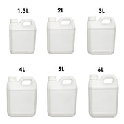 Plastic Square Bucket Storage Container Flat Square Pots 6 Sizes for Home Garden - 2L
