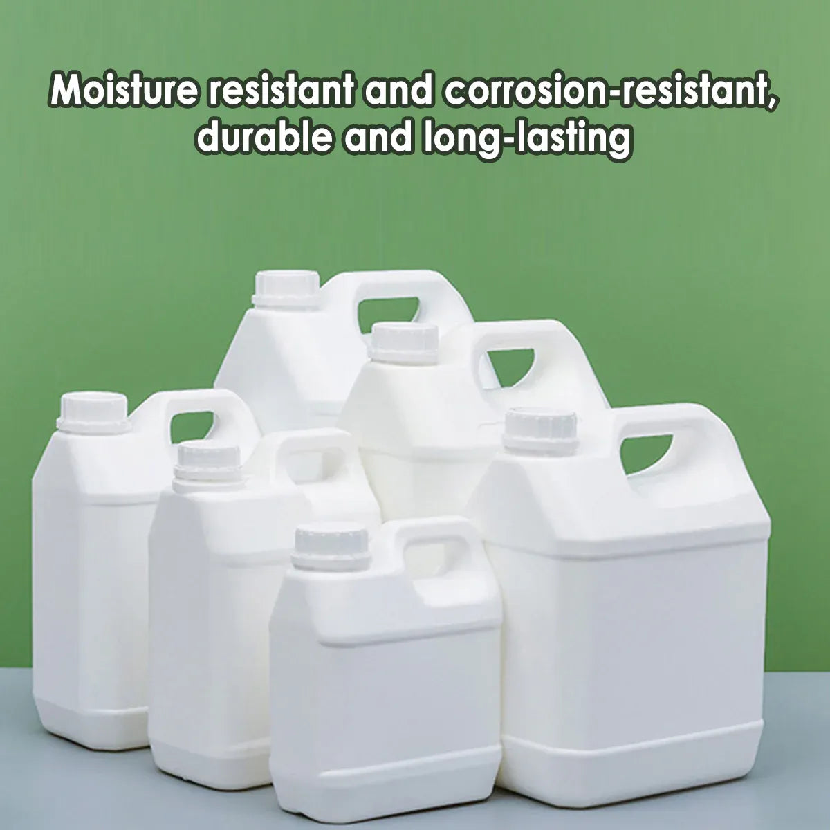 Plastic Square Bucket Storage Container Flat Square Pots 6 Sizes for Home Garden - 4L