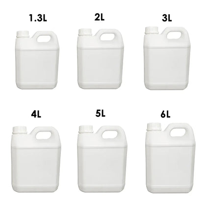 Plastic Square Bucket Storage Container Flat Square Pots 6 Sizes for Home Garden - 4L V528-BUCKET-10PCS-WHITE-4L-862007