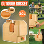 20L Outdoor Camping Portable Storage Bucket with Tap Drinking Water Container V528-BUCKET-20L-103146