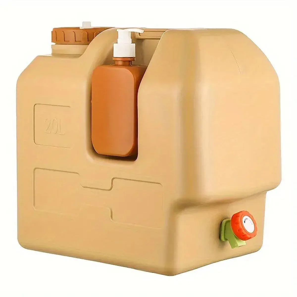 20L Outdoor Camping Portable Storage Bucket with Tap Drinking Water Container V528-BUCKET-20L-103146