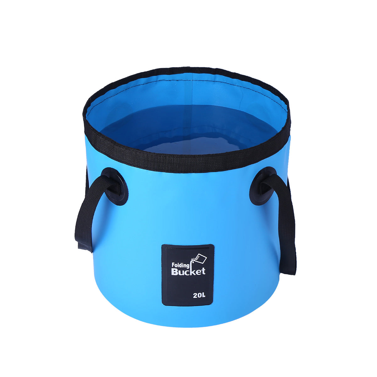 20L Portable Folding Bucket Water Container Camping Hiking Fishing Water Storage - Blue V528-BUCKET-20L-BLUE-201246