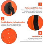 20L Portable Folding Bucket Water Container Camping Hiking Fishing Water Storage - Orange V528-BUCKET-20L-ORANGE-255170