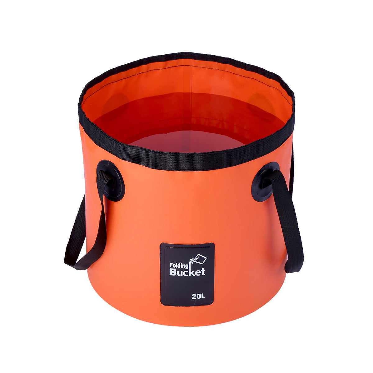 20L Portable Folding Bucket Water Container Camping Hiking Fishing Water Storage - Orange V528-BUCKET-20L-ORANGE-255170