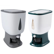 10kg Rice Storage Bucket Household Metering Rice Container Large Capacity - Green V528-BUCKET-GREEN-545118