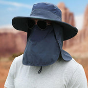 2PCS Outdoor Fisherman Hat Men Women Sun Protection Fishing Cap Bucket Hat - Navy V528-BUCKET-HAT-2PCS-NAVY-417726