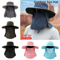 2PCS Outdoor Fisherman Hat Men Women Sun Protection Fishing Cap Bucket Hat - Pink V528-BUCKET-HAT-2PCS-PINK-451269