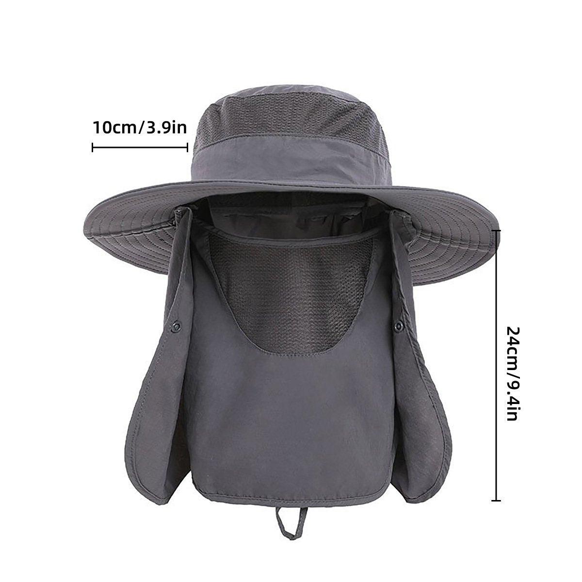 2PCS Outdoor Fisherman Hat Men Women Sun Protection Fishing Cap Bucket Hat - Pink V528-BUCKET-HAT-2PCS-PINK-451269