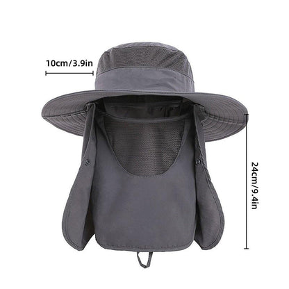 2PCS Outdoor Fisherman Hat Men Women Sun Protection Fishing Cap Bucket Hat - Pink V528-BUCKET-HAT-2PCS-PINK-451269