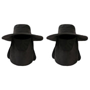 2PCS Outdoor Fisherman Hat Men Women Sun Protection Fishing Cap Bucket Hat - Pink V528-BUCKET-HAT-2PCS-PINK-451269