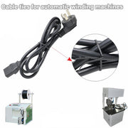 1000M Coiled Tie Wire Elliptical Binding Wire Garden Plant Cable Roll for Home - Black V528-BUNDLING-BLACK-1ROLL-385157