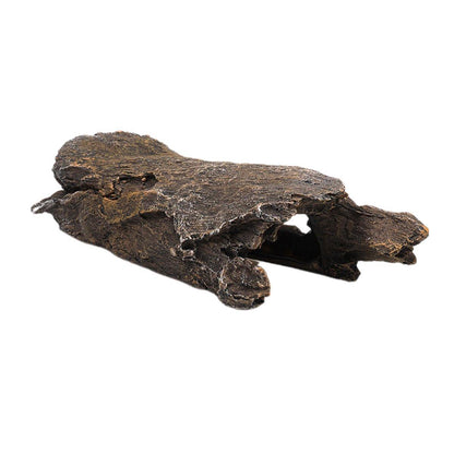 Tree Log Hide Ornament Trunk Tunnel Fish Reptile Tank Resin Aquarium Decoration - Large V528-BURROWING-L-741440