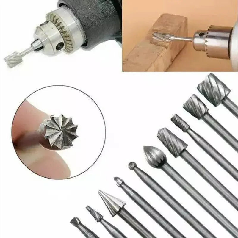 20Pcs Tungsten Steel Solid Carbide Burrs For Dremel Rotary Tool Bit Accessories V528-BURRSBIT-695527