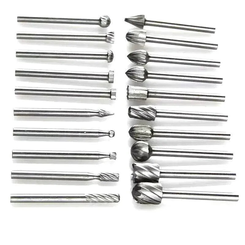 20Pcs Tungsten Steel Solid Carbide Burrs For Dremel Rotary Tool Bit Accessories V528-BURRSBIT-695527
