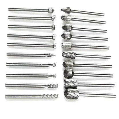 20Pcs Tungsten Steel Solid Carbide Burrs For Dremel Rotary Tool Bit Accessories V528-BURRSBIT-695527