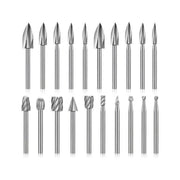 20Pcs Tungsten Steel Solid Carbide Burrs For Dremel Rotary Tool Bit Accessories V528-BURRSBIT-695527