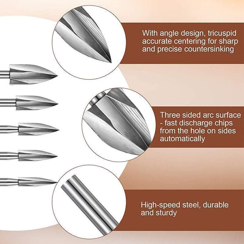20Pcs Tungsten Steel Solid Carbide Burrs For Dremel Rotary Tool Bit Accessories V528-BURRSBIT-695527