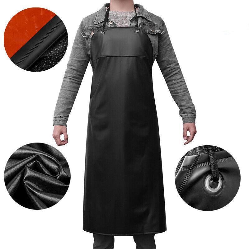 Waterproof Apron Pvc Apron Chef Butcher Work Heavy Duty Royal Black Best Quality V528-BUTCHERAPRON-469183