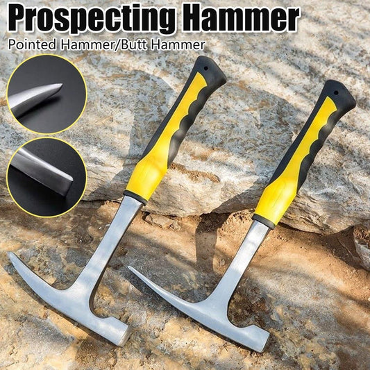 Geological Exploration Duck Bill Hammer Arrow Inspection Archaeological Tool - Butt Hammer V528-BUTT-HAMMER-455236