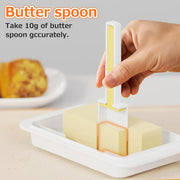 Butter Cheese Storage Box Kitchen Container with Lid Plastic Fridge Organizer - White V528-BUTTER-DISH-WHITE-494026
