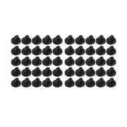 50PCS Black Butterfly Pin Backs Plastic Locking Caps for Badges Lapel Pins Brooches V528-BUTTERFLY-HAT-50PCS-662780
