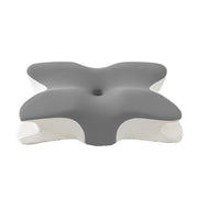 Memory Foam Butterfly Pillow Neck Support Slow Rebound Cervical Pillow - Dark Grey V528-BUTTERFLY-PILLOW-DARK-GREY-148392