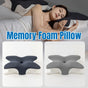 Memory Foam Butterfly Pillow Neck Support Slow Rebound Cervical Pillow - Light Grey V528-BUTTERFLY-PILLOW-LIGHT-GREY-568298
