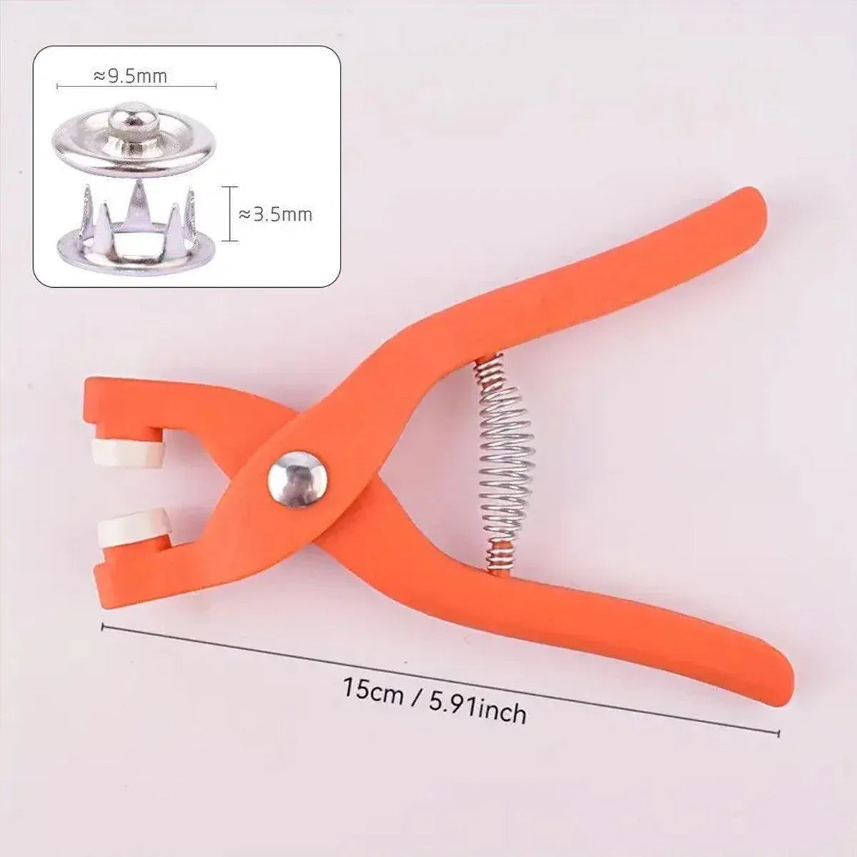 Snap Button Installation Tool Pliers Set Fastener Press Stud Kit Sewing Tool V528-BUTTON-TOOL-150-412506