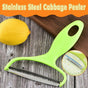 Stainless Steel Cabbage Peeler Wide Blade Vegetable Shredder with Ergonomic Handle V528-CABBAGE-GREEN-5464500