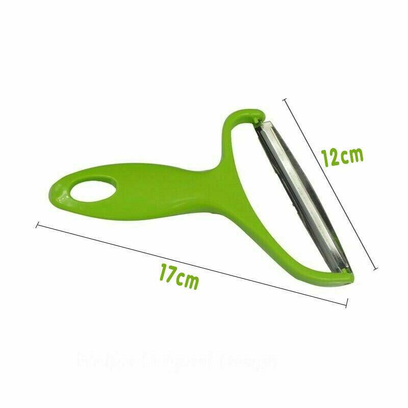 Stainless Steel Cabbage Peeler Wide Blade Vegetable Shredder with Ergonomic Handle V528-CABBAGE-GREEN-5464500