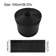 Cable Cover Nylon Sticky Wire Protector Floor Blanket Reusable Cord Tube Cover - Black-1Meter-Carpet V528-CABLE-COVER-CARPET-1M-860105