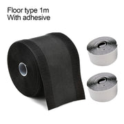 Cable Cover Nylon Sticky Wire Protector Floor Blanket Reusable Cord Tube Cover - Black-1Meter-Carpet V528-CABLE-COVER-CARPET-1M-860105