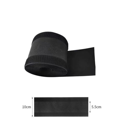 Cable Cover Nylon Sticky Wire Protector Floor Blanket Reusable Cord Tube Cover - Black-1Meter(with V528-CABLE-COVER-FLOOR-1M-846465