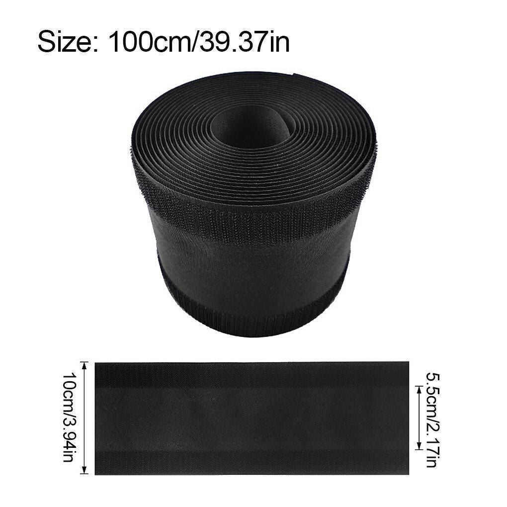 Cable Cover Nylon Sticky Wire Protector Floor Blanket Reusable Cord Tube Cover - Black-3Meter(with V528-CABLE-COVER-FLOOR-3M-722399
