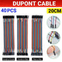 40PCS Dupont Cable 20cm Jumper Wire for Arduino RPi breadboard - Female to Female 20CM V528-CABLE-FEMALETOFEMALE-40PCS-504528