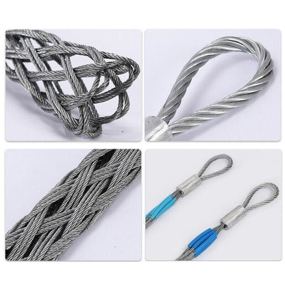 Stainless Steel Cable Pulling Sock Wire Grip Tool for NBN Telstra Ducting 6 Sizes - Green(12-15MM) V528-CABLE-GREEN-12MM-15MM-940049