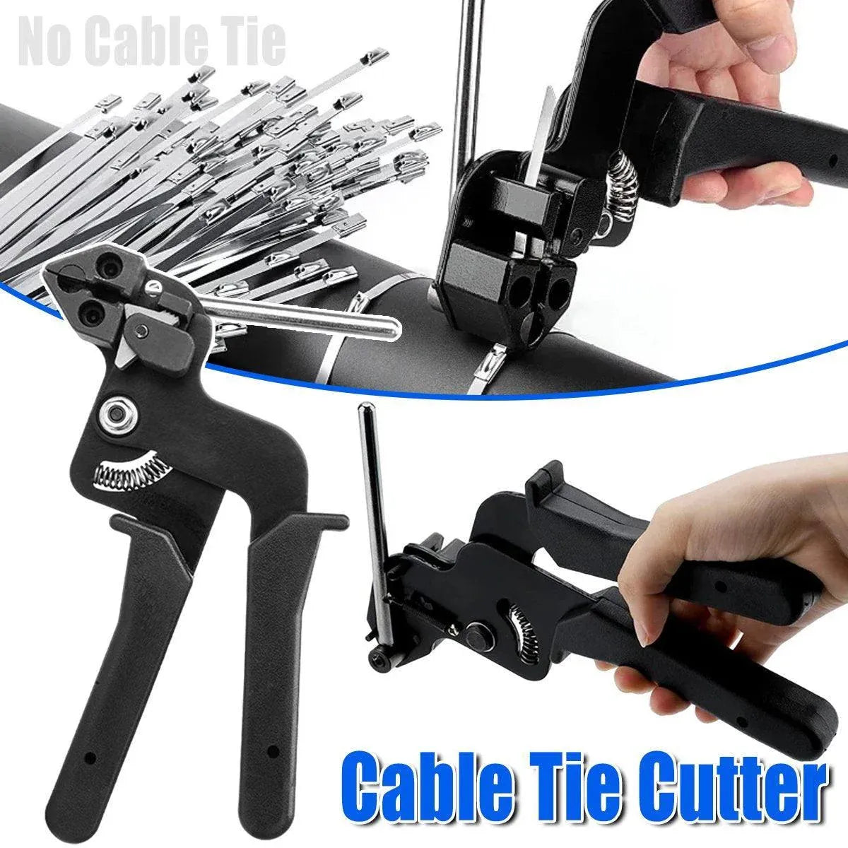 Self Locking Stainless Steel Strapping Pliers Belt Tightener Tool Machine V528-CABLE-TIE-GUN-749258