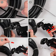 Self Locking Stainless Steel Strapping Pliers Belt Tightener Tool Machine V528-CABLE-TIE-GUN-749258