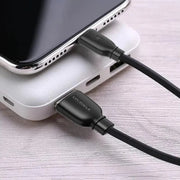 2.4A USB Fast Charger Phone Cable Data Cord For iPhone14 13 12 11Pro Max XR iPad - Black V528-CABLE-TYPE-C-BLACK-807447