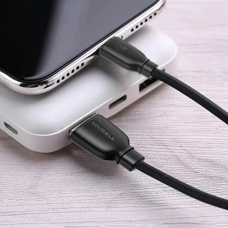 2.4A USB Fast Charger Phone Cable Data Cord For iPhone14 13 12 11Pro Max XR iPad - Black V528-CABLE-TYPE-C-BLACK-807447