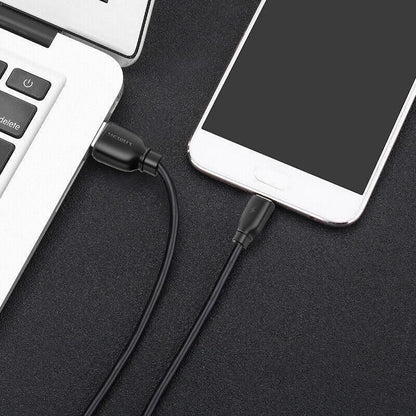 2.4A USB Fast Charger Phone Cable Data Cord For iPhone14 13 12 11Pro Max XR iPad - Black V528-CABLE-TYPE-C-BLACK-807447