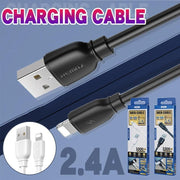 2.4A USB Fast Charger Phone Cable Data Cord For iPhone14 13 12 11Pro Max XR iPad - White V528-CABLE-TYPE-C-WHITE-475681