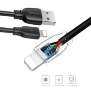 2.4A USB Fast Charger Phone Cable Data Cord For iPhone14 13 12 11Pro Max XR iPad - White V528-CABLE-TYPE-C-WHITE-475681