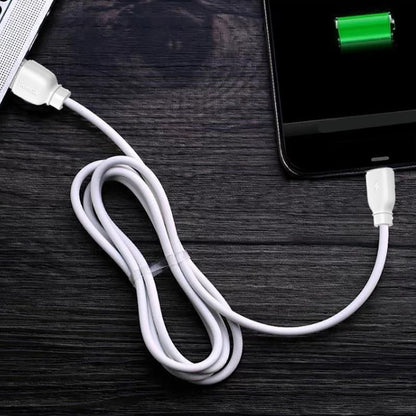2.4A USB Fast Charger Phone Cable Data Cord For iPhone14 13 12 11Pro Max XR iPad - White V528-CABLE-TYPE-C-WHITE-475681