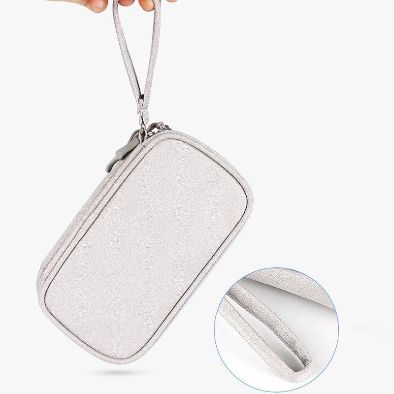 Electronic Accessories Cable Bag Organizer Travel Pouch Storage Cases Charger - Pink V528-CABLESTORAGEPACKAGE-PINK-716026