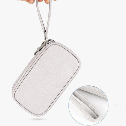 Electronic Accessories Cable Bag Organizer Travel Pouch Storage Cases Charger - Pink V528-CABLESTORAGEPACKAGE-PINK-716026